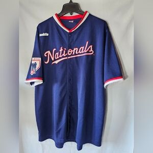 Navy and red Washington Nationals jersey #20 XL